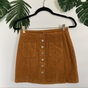 Corduroy Charlotte Ruse Skirt
